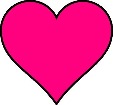Pink Heart Clip Art N11