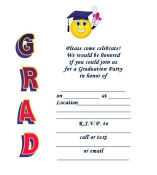 Free Printable Graduation Invitation