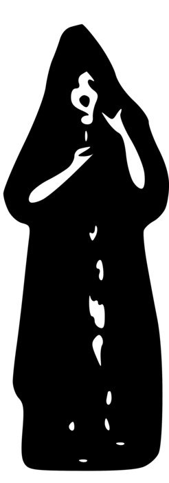 clipart of the scary shadow