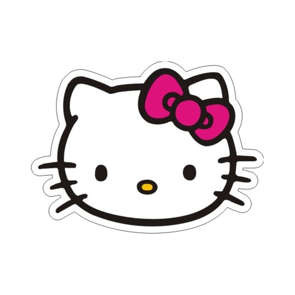 Pink Hello Kitty Face Free Image Download