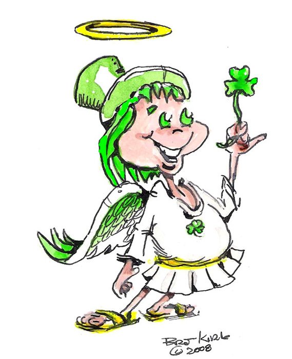 Irish Shamrock Clip Art N5