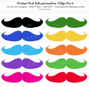Mustache Clip Art N11