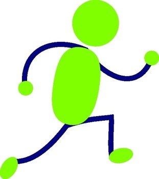 Person Running Clip Art N4