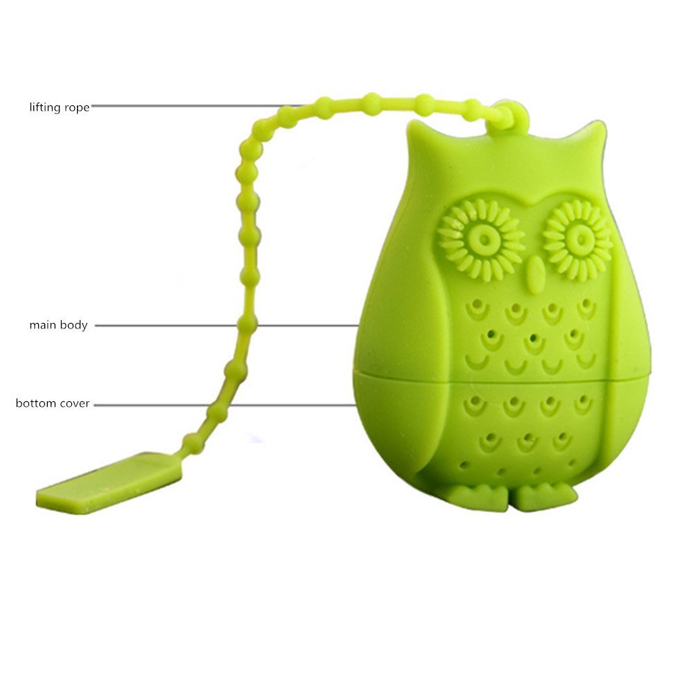 Padshow 2PCS Owl Tea Infuser Tea Strainer/ Filters Loose Leaf Tea