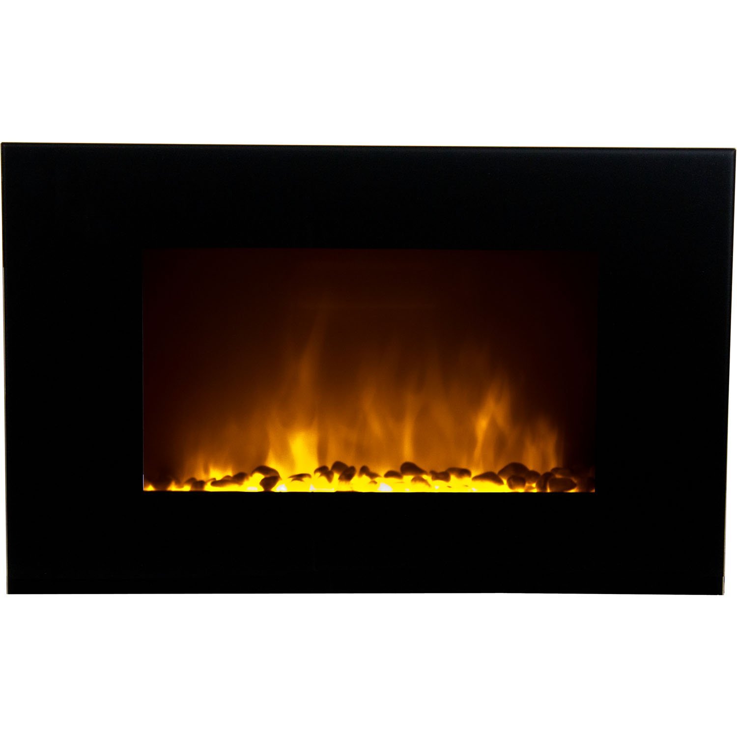 Warm House OWF-10303 Oslo Wall-Mounted LED Fireplace with Color ...