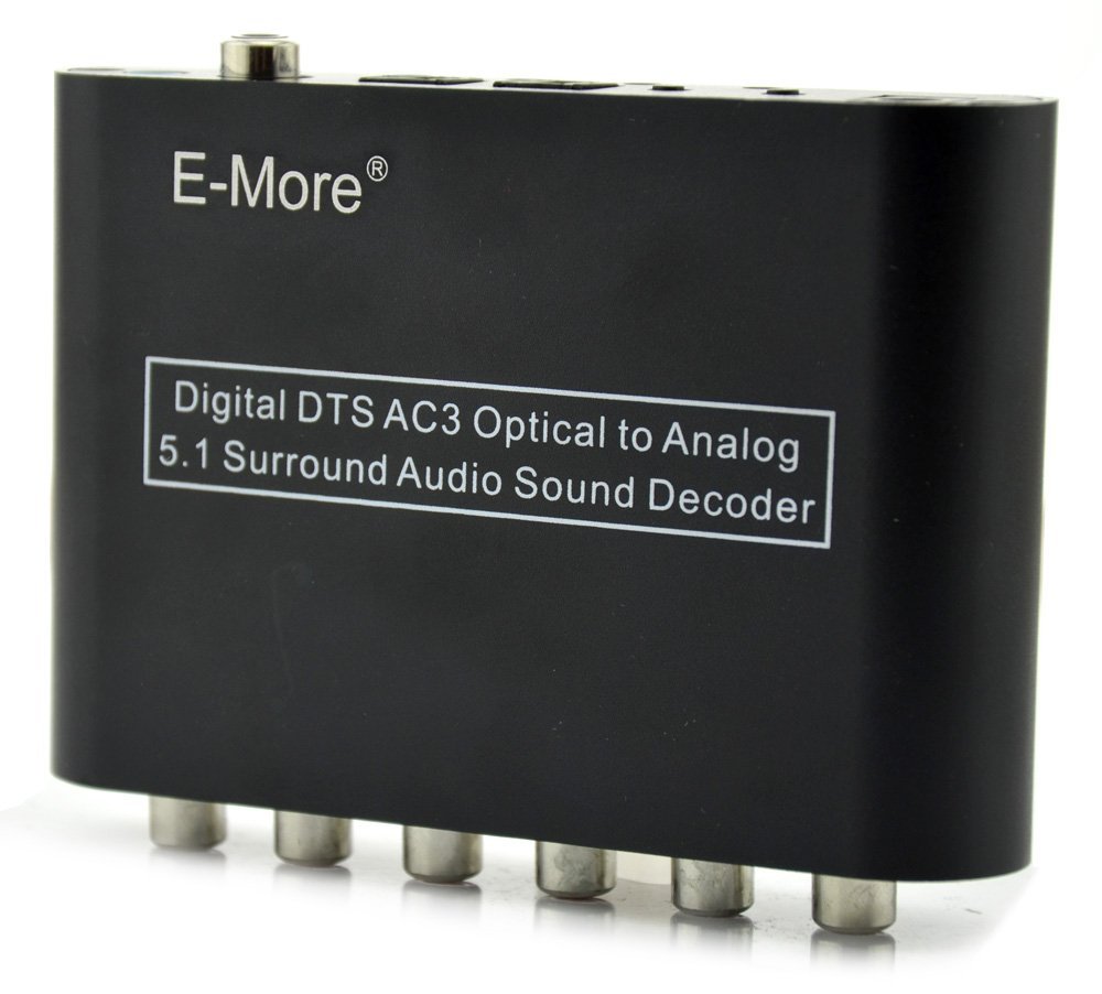 E More High Ouality Digital AC3 DTS Optical SPDIF Coaxial Dolby Audio