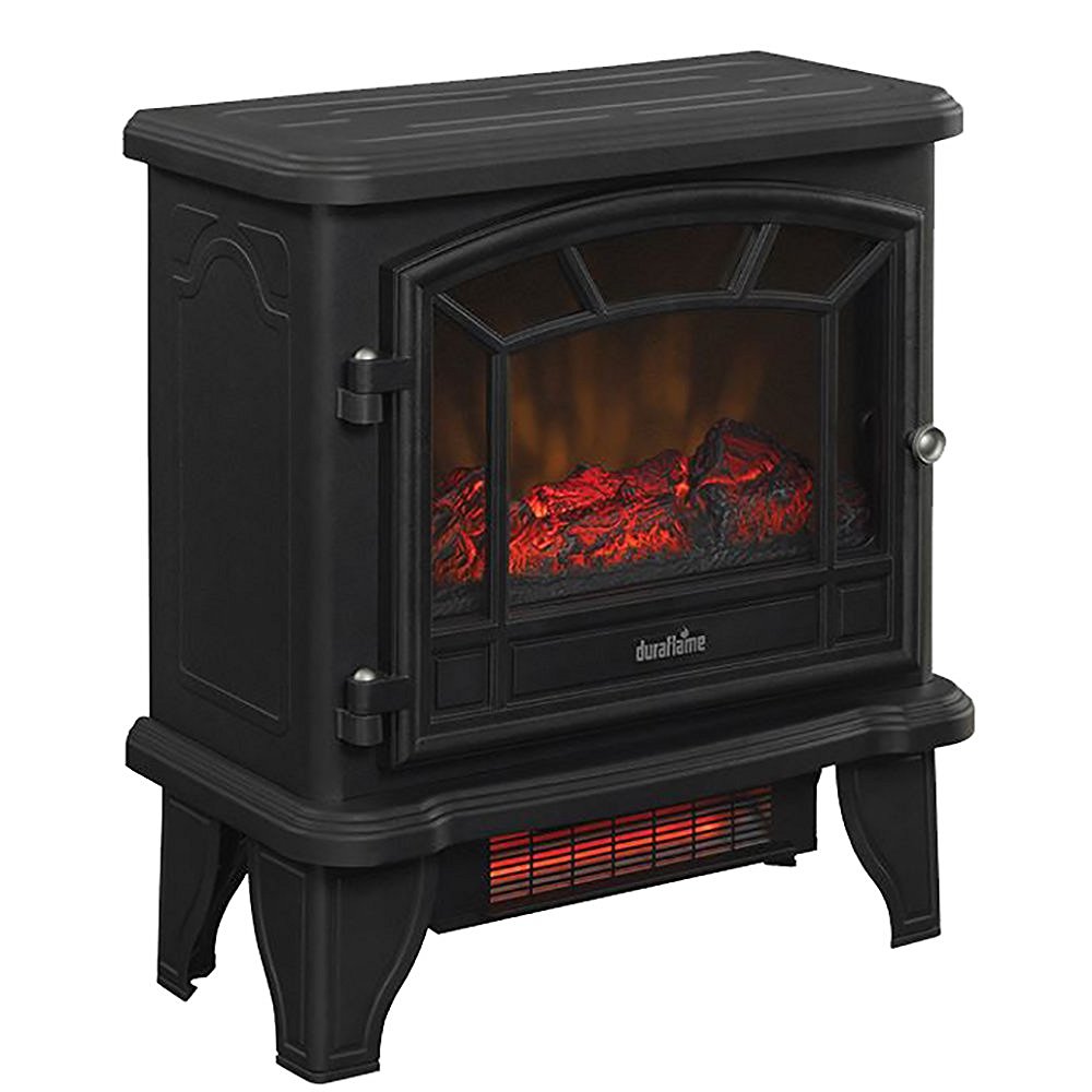 Duraflame Dfi-550-22 Infrared Electric Stove Heater Old Fashioned Black 