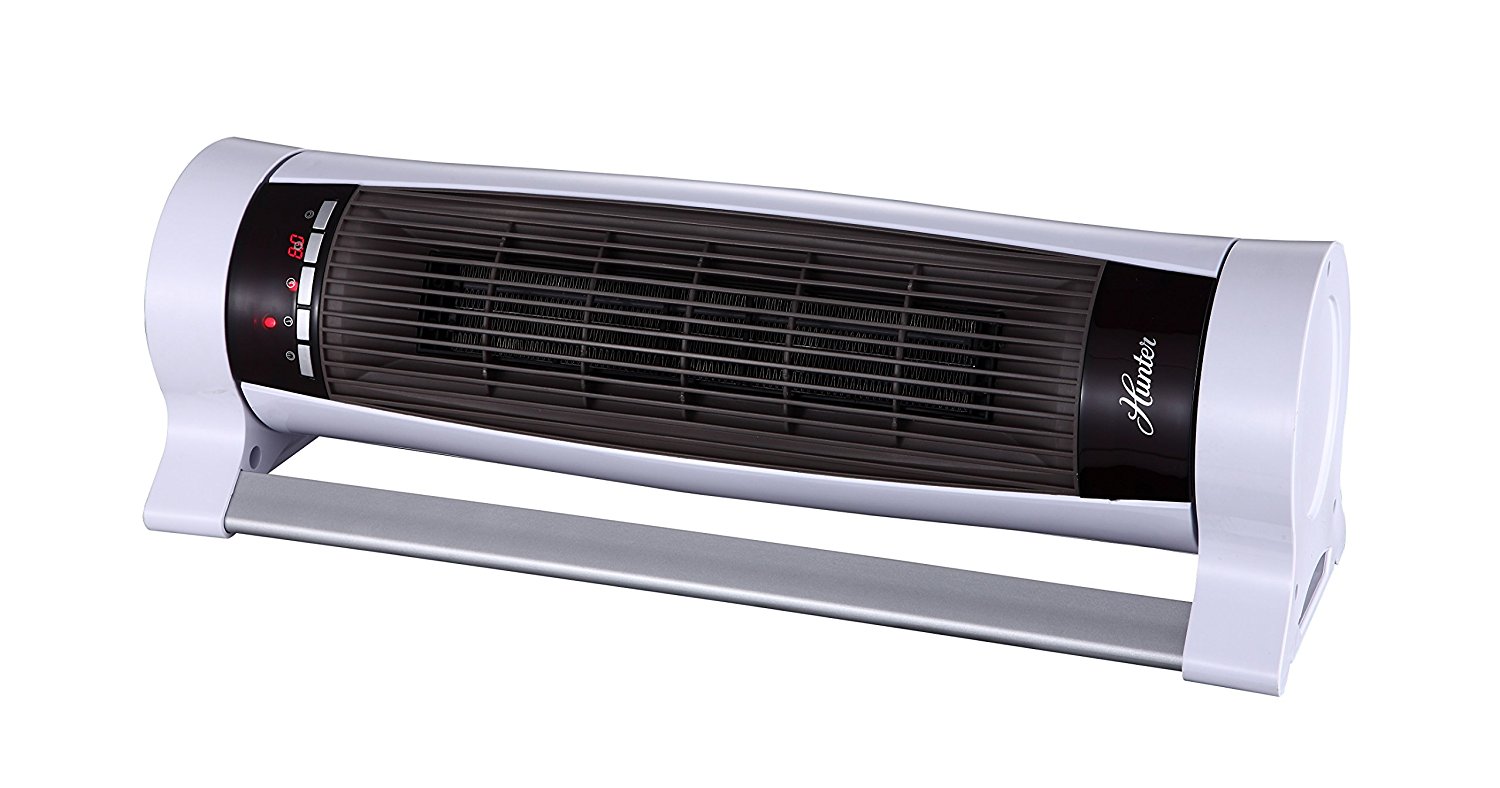 Hunter HPH15E(White) Vertical and Horizontal Oscillating Digital