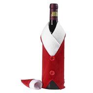 Remeehi Red Wine Bottle Cover Bags Christmas Dinner Table Decoration Home Party Decors Santa Claus Belt