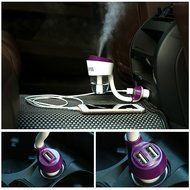 CODE Car Humidifier With USB Charger,Mini Auto Car Air Humidifier and Aromatherapy Essential Oil Car Diffuser... N10
