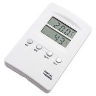 White New Humidity Digital LCD Indoor Outdoor Thermometer Hygrometer N3