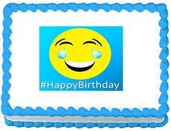 Emoji Cake Decoration Toppers (12Pack Decorated Sugar Cookies) N3