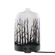 COOSA 100ml US Standard Plug Ultrasonic Aromatherapy Essential Oil Diffuser Cool Aroma Mist Humidifier with Multi-colored... N13