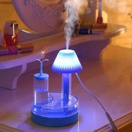 Dacawin Home LED Humidifier Air Diffuser Purifier Atomizer (Blue) N3