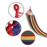 SARPKS Outdoor Leisure Double 2 Person Cotton Hammocks 450lbs Ultralight Camping Hammock For Patio Yard, Backyard... N3
