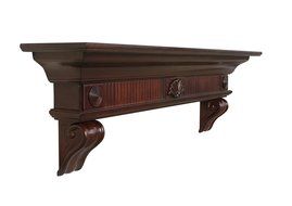 Pearl Mantels 416-60-70 Devonshire Wood 60-Inch Mantel Shelf, Distressed Cherry N3
