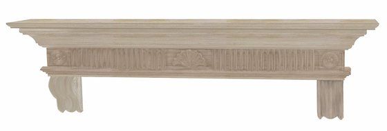 Pearl Mantels 416-60-70 Devonshire Wood 60-Inch Mantel Shelf, Distressed Cherry N5