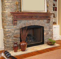 Pearl Mantels 416-60-70 Devonshire Wood 60-Inch Mantel Shelf, Distressed Cherry N6