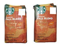 Starbucks Fall Blend 2016, Ground, 10 oz. bag (PACK OF 2)