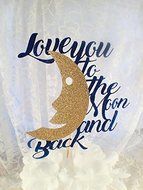 Love You To The Moon And Back Cake Topper - Custom Made N3