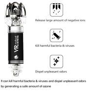 Car Air Purifier by VR-robot,Car Air Fresher,Ionic Purifier,Oxygen Ozone Ionizer, Cleaner Removing Dust, Pollen... N22