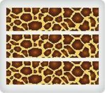 Safari Giraffe Print Border Edible Image