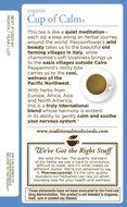 Traditional Medicinals Organic Cup of Calm Tea, 16 Tea Bags (Pack of 6) N8