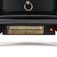 Hamilton 22-inch Portable Free Standing 1500W Electric Fireplace Stove with Realistic Fire and Vintage Logs -... N13