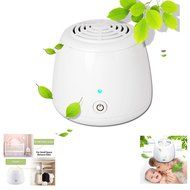 Masall White Mini Air Purifier Portable Ozone Generator Air Cleaner for Bedroom Refrigerator Toilet N3
