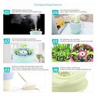 Dlife(TM) 235ML Portable Essential Oil Diffuser Ultrasonic Anion Potted Plant Diffusser/Humidifier 2 Mist Mode... N6