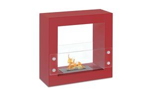 Ignis Tectum Mini White Freestanding Ventless Ethanol Fireplace N8