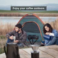 Paperless Pour Over Coffee Dripper by Possiave - Permanent Reusable Stainless Steel Durable Cone Coffee Filter... N5