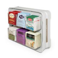 YouCopia TeaStand 100+ Tea Bag Organizer, Bright White N2