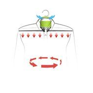The Portable Device Tourism Travel Clothes（Green)