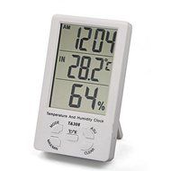 White Hygrometer New LCD Digital Temperature Humidity Meter In/Outdoors N2