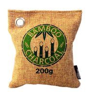Culon 200g Tan Bamboo Charcoal Bags, Natural Deodorizer Air Freshener, Pack of 2 N7