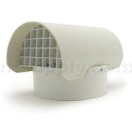 RadonAway Fan Pipe Cap with Screen for 3" PVC