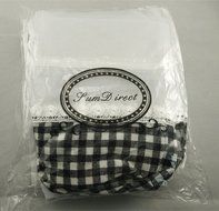 SumDirect 20Pcs 3"x5.9" Organza Cotton Lace Ribbon Drawstring Bamboo Charcoal Yarn Bag/ Air Purification Bag/Lattice... N4