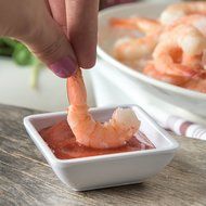 Carlisle 086002 Melamine Single Square Ramekin, 2-oz. Capacity, 2-3/4 x 2-3/4 x 1", White (Case of 48) N2