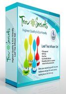 Loose Leaf Tea Infuser Cute Strainer For Loose Tea Set of 4 Steepers by Tea Secrets