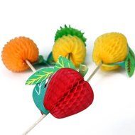 Approx. 50pcs Fruit Cake Decoration Cupcake Picks