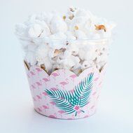 Luau Hawaiian Theme Flamingo Party Supplies, Pineapple Cupcake Decorations, Confetti Couture, 36 Wrappers N2