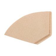 200Pcs Unbleached Coffee Filter Papers Cones Cups Brewer Espresso Strainer Dripper Natural Brown