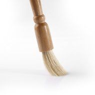 Easehold Coffee Grinder Cleaning Brush for Powder Leftover with Wood Handle Natural Bristles Head