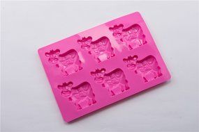 6 Cavity Little Caw Shape Cake Mold Cartoon Baking Handmade Mould