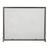 MISSION Flat Panel Fireplace Hearth Spark Screen [39" x 31"] - VINTAGE IRON