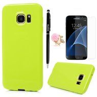 Badalink Galaxy S7 Case Candy Color Soft TPU Rubber Skin Bumper Case Shockproof Flexible Easy Grip Slip Rrsistant... N64