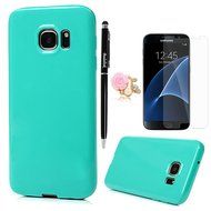 Badalink Galaxy S7 Case Candy Color Soft TPU Rubber Skin Bumper Case Shockproof Flexible Easy Grip Slip Rrsistant... N68