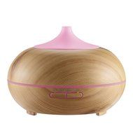 Anypro Aromatherapy Essential Oil Diffuser Ultrasonic Cool Mist Humidifier 300ml Wood Grain N11