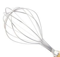 Chefaith 2-Pcs Stainless Steel Balloon Whisk, 9" &amp; 7" [Wooden Handle for Nice Grip] - Premium Quality Kitchen...